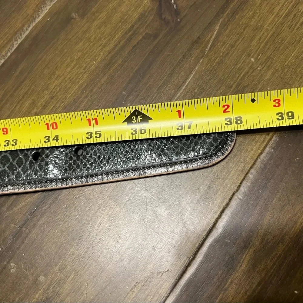 Fosil Shiny Snake Gray And Green Genuine Leather